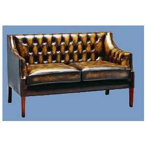  Kingston Leather Two Seater Sofa