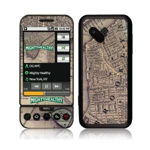   MS MH30009 HTC T Mobile G1  Mighty Healthy  Old Map Skin Electronics