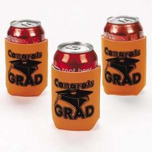   Grad Orange Can Covers   Tableware & Soda Can Covers