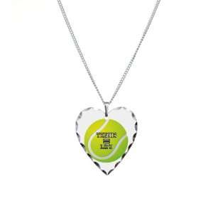    Necklace Heart Charm Tennis Equals Life Artsmith Inc Jewelry