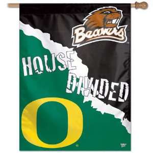  Oregon Ducks vs Oregon State Beavers Vertical Flag 27x37 