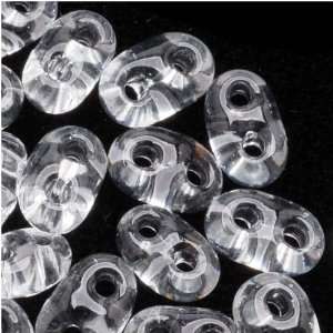  Preciosa Twin Beads 5x2.5mm Crystal (24 Grams) Arts 