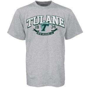  Tulane Green Wave Ash School Pride T shirt Sports 