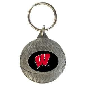    Wisconsin Badgers NCAA Basketball Key Tag