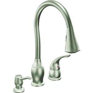  Moen Inc/Faucets Sgl Faucet/Pull Spout Ca87555sl Kitchen 