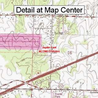  USGS Topographic Quadrangle Map   Joplin East, Missouri 