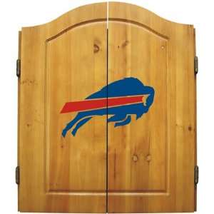  Buffalo Bills Dart Board Cabinet Set   NFL Sports 