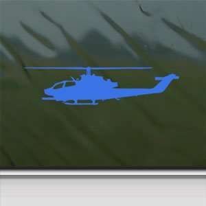  AH 1F Improved Cobra Helicopter Blue Decal Car Blue 