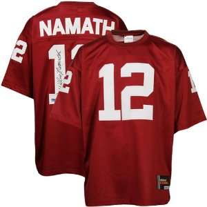  adidas Alabama Crimson Tide #12 Joe Namath Autographed 