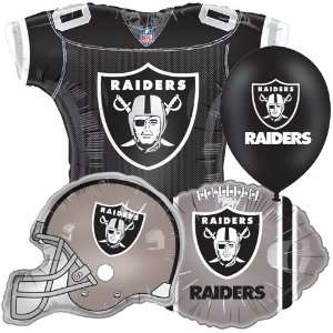    Oakland Raiders 17 Pack Balloon Party Set