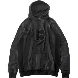  Plan B Shut Out Hooded Sweatshirt [Small] Black Fleece 