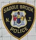 NEW JERSEY, CITY OF SADDLE BROOK POLICE BLACK PATCH