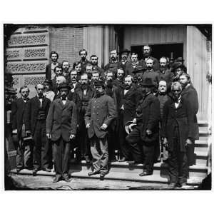   District of Columbia. Group on steps of Quartermaster Generals office