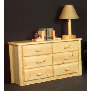  Viking Log Furniture Northwoods 6 Drawer Dresser 