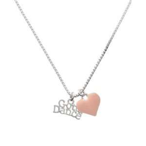  Gotta Dance and Pink Heart Charm Necklace Jewelry