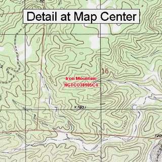   Map   Iron Mountain, Colorado (Folded/Waterproof)