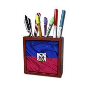  Flags   Haiti Flag   Tile Pen Holders 5 inch tile pen 
