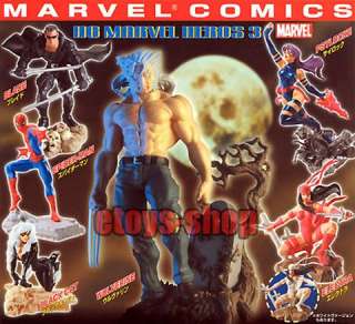 MARVEL HEROS X MEN SPIDER MAN Part 3 Gashapon Full  