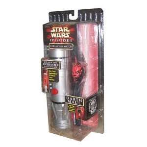  Star Wars Episode I Darth Maul Collector Watch with Qui 