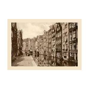  U Z Achterburgwal Amsterdam 20x30 poster