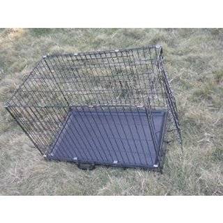  Large Black Wire Dog Kennel / Pet Cage 30x21x24 Pet 