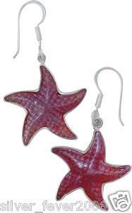 Silver Pendant Star Fish Glass CHARLES ALBERT New  