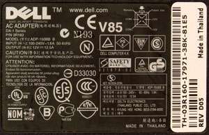 NEW Dell DA 1 Power Supply Adapter+Cord Optiplex SX270  