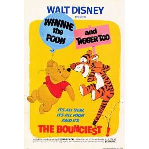  Winnie the Pooh and Tigger Too Movie Poster (27 x 40 