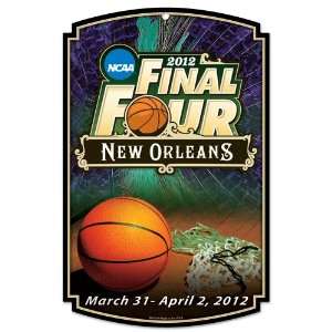  FINAL FOUR OFFICIAL 17X11 NCAA WOOD SIGN Sports 