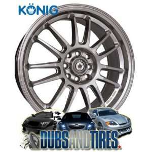  18 Inch 18x8 Konig wheels Runaway Hyper Grey wheels rims 