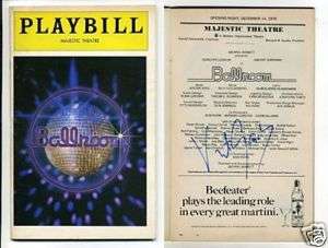   Gardenia Ballroom Rare Signed Autograph Opering Night Playbill  