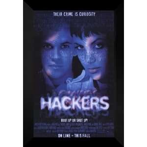  Hackers 27x40 FRAMED Movie Poster   Style A   1995