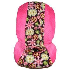   Car Seat Cover   Dazzling Cocoa Bloom Toddler Car Seat Cover Baby