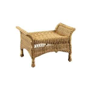  One seater All weather Wicker Bench