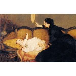 MASTER BABY BY WILLIAM QUILLER ORCHARDSON CANVAS REPRODUCTION  
