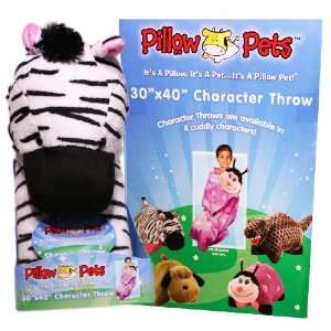  Authentic My Pillow Pets Zebra Blanket Toys & Games
