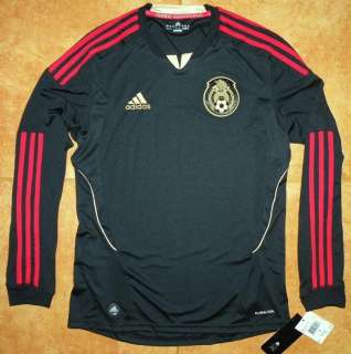 MEXICO BLACK JERSEY 2011 LONG SLEEVE, PERSONALIZED  