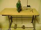 LEWIS UNION SPECIAL INDUSTRIAL SEWING MACHINE & TABLE 160 20