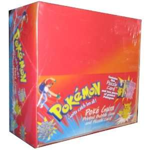  Pokemon Puzzle Cards With Poke Chewing Gum Box   36P Toys 