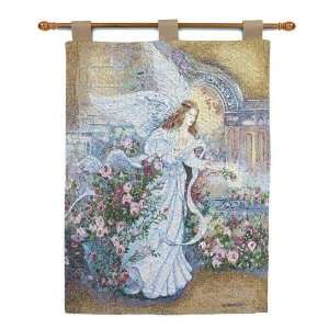  Christian Inspriational ANGEL OF LOVE Tapestry Wall Hanging 