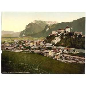  Photochrom Reprint of Kufstein, Tyrol, Austro Hungary 