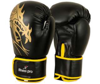 MENS BLACK FITNESS PRO BOXING SPARRING REX LEATHER TATTOO GLOVES SIZE 