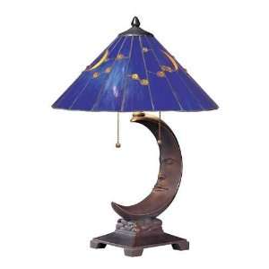  Blue Moon Tiffany Table Lamp from Destination Lighting 