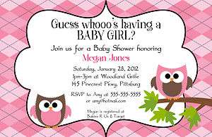   COLOR   Baby Shower Invitation   YOU PRINT Boy, Girl, Twins  