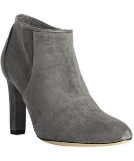 Gucci grey suede GG ornament ankle boots