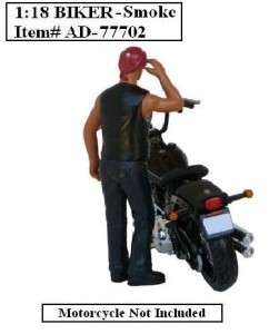 American Diorama Harley Davidson Figure ~ Smoke ~ AD 77702 118  