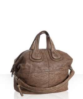 Givenchy taupe distressed sheepskin Nightingale medium bag   