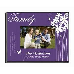  Family Blooming Butterfly Picture Frame Personalized