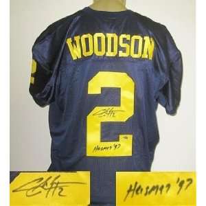  Signed Charles Woodson Uniform   Michigan Wolverines Heisman 
