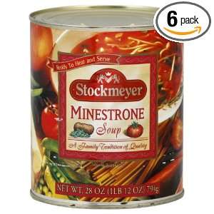 Stockmeyer Minestrone Soup, 28 Ounce Grocery & Gourmet Food